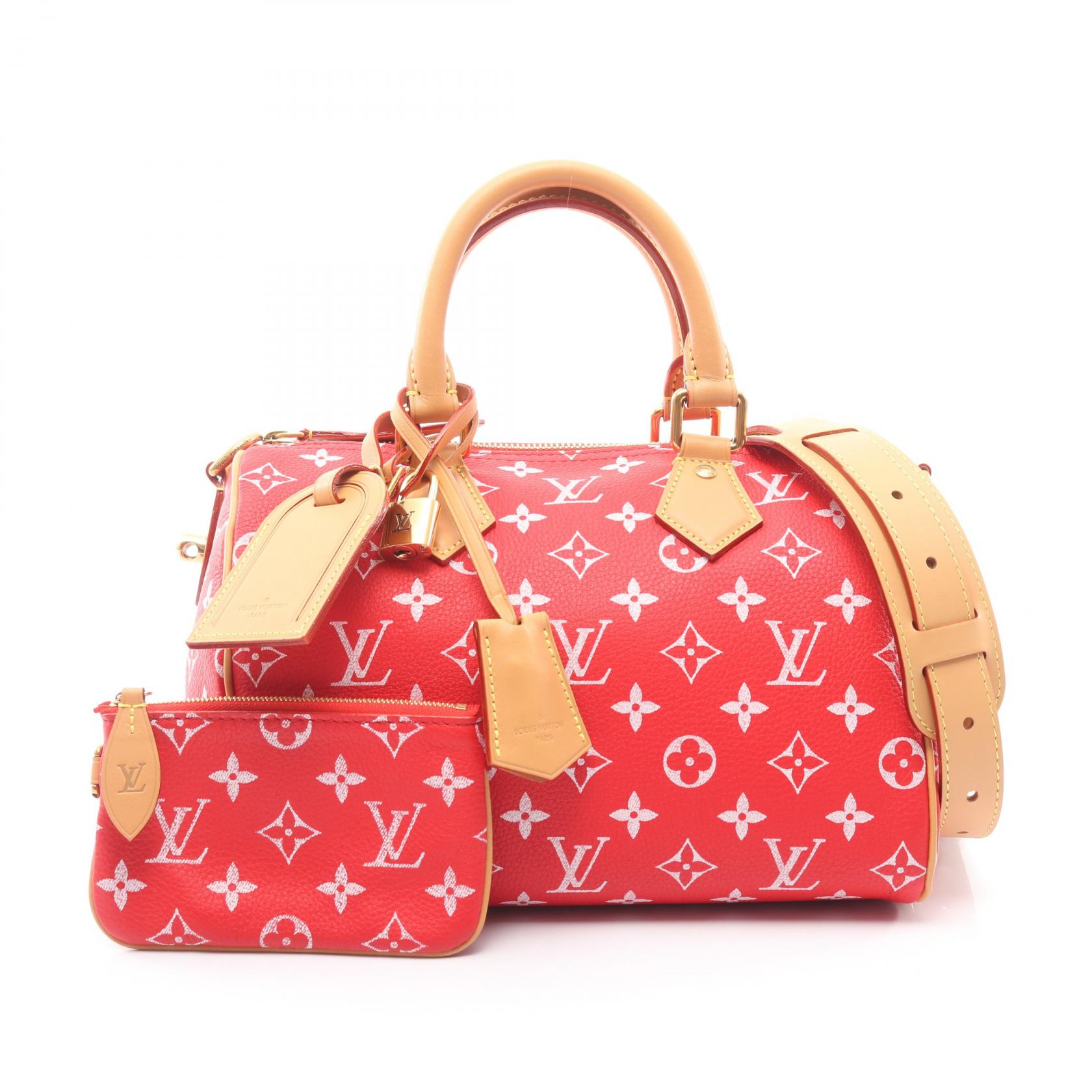 LOUIS VUITTON スピーディ P9 バンドリエール25 ルージュ