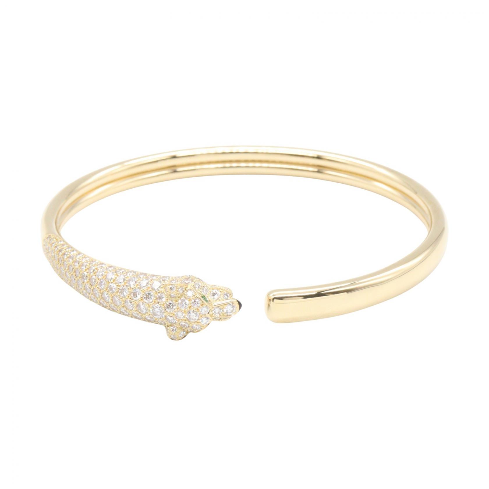 Cartier パンテール エメラルド ダイヤ オニキス バングル