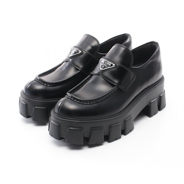 プラダ(PRADA)プラダ モノリス ブラッシュドレザー ローファー