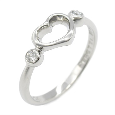 ティファニー(TIFFANY＆CO)ティファニー オープンハート2Pリング