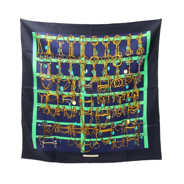エルメス(HERMES)エルメス カレ90 MORS & FILETS スカーフ 衣料品