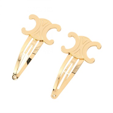 セリーヌ(CELINE)セリーヌ トリオンフ スナップヘアクリップ 2つセット