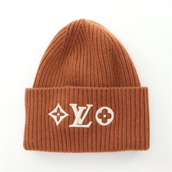 ルイ・ヴィトン LV ヘッドライン ニットキャップ 帽子 レディース M78928