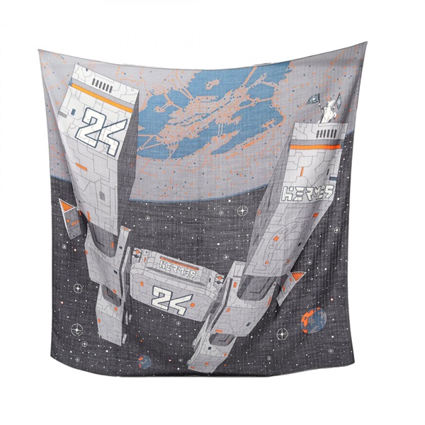 エルメス(HERMES)エルメス カレ90 ODYSSEY スカーフ 衣料品 レディース