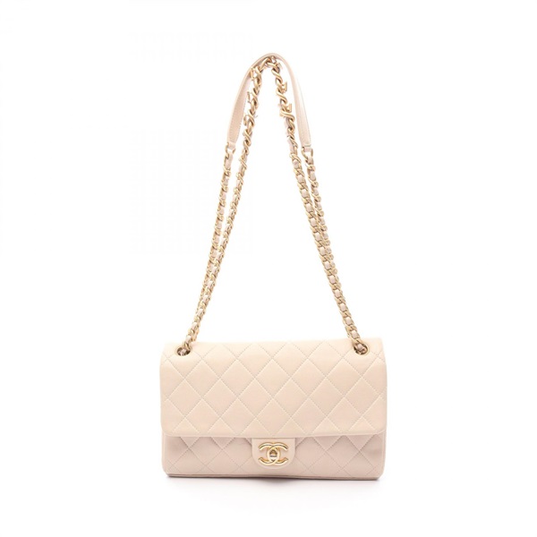 シャネル マトラッセ ロゴチェーン フラップバッグ ショルダーバッグ バッグ レディース