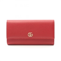 グッチ(GUCCI)グッチ プチマーモント コンチネンタルウォレット 二  