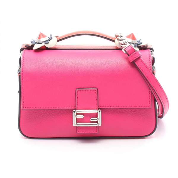 フェンディ(FENDI)フェンディ ダブルマイクロバゲット ハンドバッグ