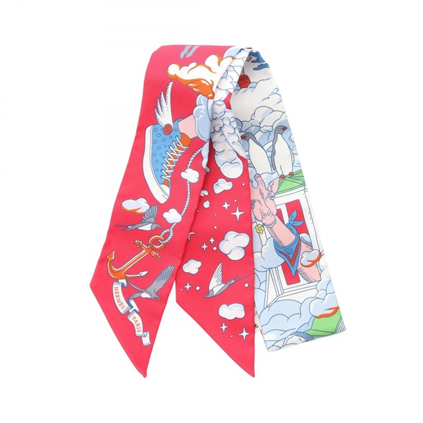 新品】HERMES エルメス Twilly ツイリー Sur Mon Nuage 私の雲