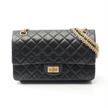 シャネル 2.55 マトラッセ Wフラップ ショルダーバッグ バッグ レディース