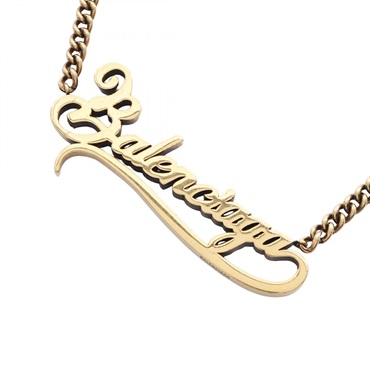 BALENCIAGA ロゴプレート ネックレス バレンシアガ(BALENCIAGA)バレンシアガ ロゴプレート ネックレス