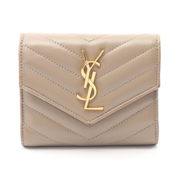 サンローラン モノグラム サンローラン 三つ折り財布 SAINT LAURENT
