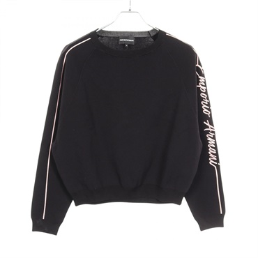 エンポリオ・アルマーニ ロゴ刺繍 ニット 衣料品 トップス レディース 6G2MU3 2M12Z