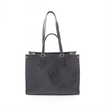 ルイ・ヴィトン オンザゴーMM モノグラムアンプラント ノワール トートバッグ バッグ レディース M45595