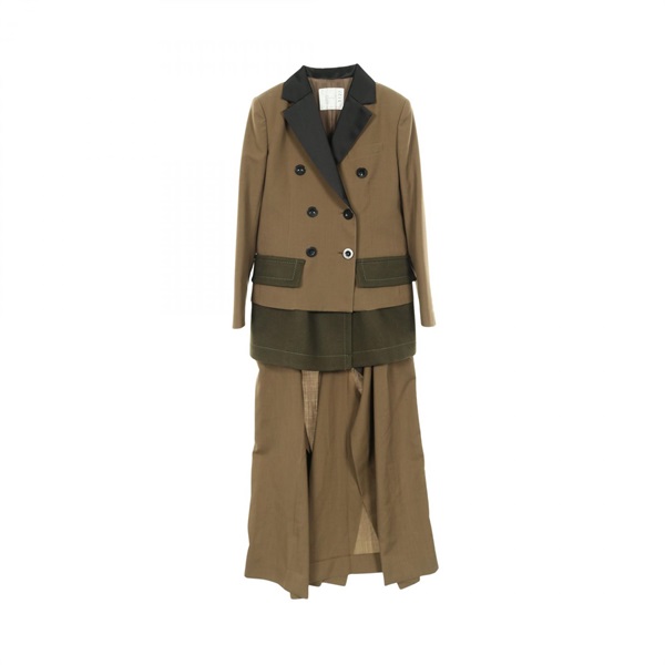 sacai チェスターコート 21-02659M サイズ3 サカイ コート 衣料品 アウター sacai チェスターコート 21-02659M