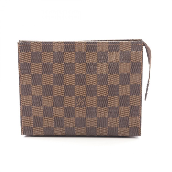 ルイ・ヴィトン ポッシュトワレット19 ダミエエベヌ ポーチ バッグ レディース N47544