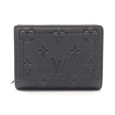 ルイ・ヴィトン ポルトフォイユ クレア モノグラムアンプラント ノワール 二つ折り財布 財布 レディース M80151