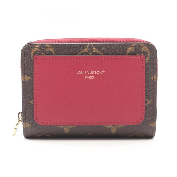 ルイ・ヴィトン ポルトフォイユ ルー モノグラム フューシャ 二つ折り財布 財布 レディース M82377