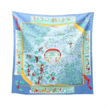 エルメス カレ90 Neige d'Antan  スカーフ 衣料品 レディース