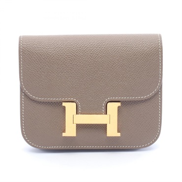 エルメス コンスタンス スリム  二つ折り財布 財布 レディース