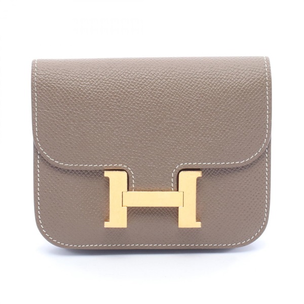 エルメス コンスタンス スリム  二つ折り財布 財布 レディース