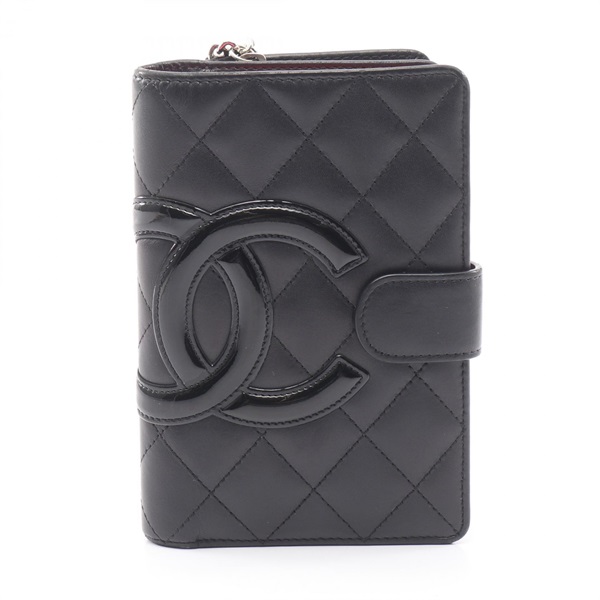 シャネル カンボンライン 二つ折り財布 財布 レディース