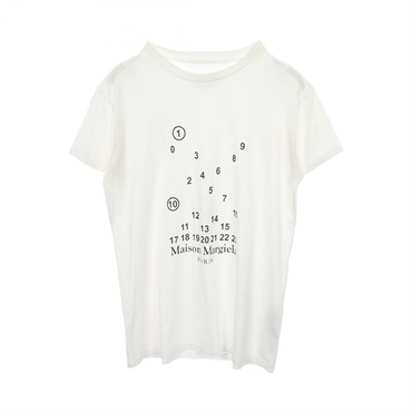 メゾンマルジェラ1 10 ナンバーロゴ 半袖Tシャツ 衣料品 トップス メンズ レディース