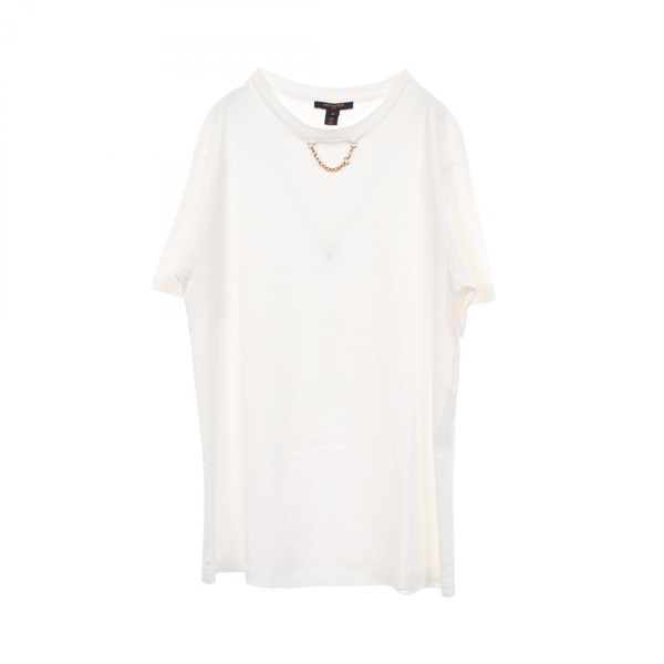 ルイ・ヴィトン チェーン付き 半袖Tシャツ 衣料品 トップス レディース RW222W UOL FNTS29