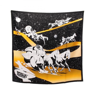 エルメス カレ90 Space Derby スカーフ 衣料品 レディース
