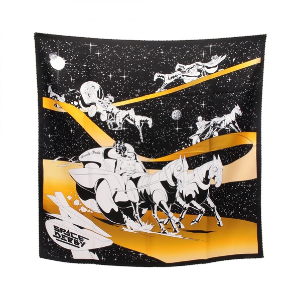 エルメス カレ90 Space Derby スカーフ 衣料品 レディース