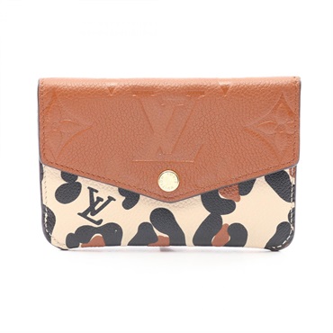 ルイ・ヴィトン ポシェットクレNM モノグラムアンプラント ワイルドアットハート フックチャーム付き コインケース 財布 レディース M80692