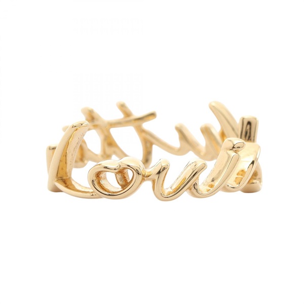ルイ・ヴィトン LVスクリプト リング・指輪 ジュエリー レディース M1804M
