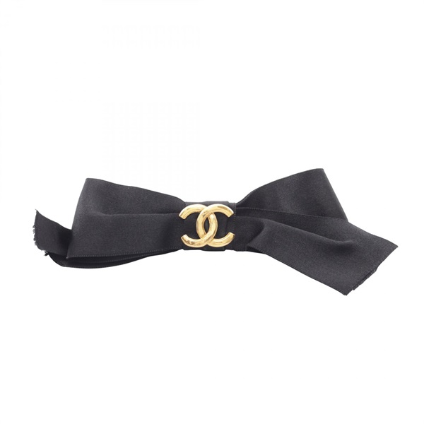 CHANEL ヴィンテージ　ミニ　バレッタ シャネル(CHANEL)シャネル ヴィンテージ ココマーク リボン バレッタ