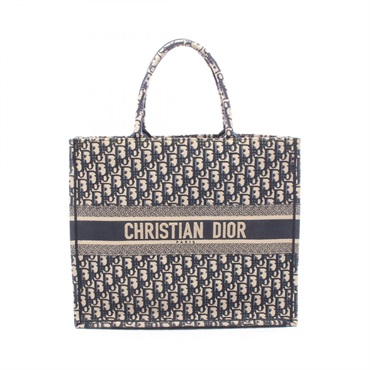 クリスチャンディオール BOOK TOTE ブックトート ラージ オブリーク トートバッグ バッグ レディース