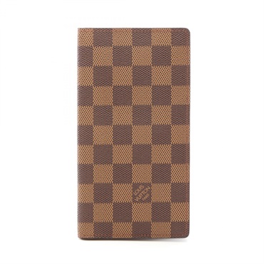 ルイ・ヴィトン ポルトバルール カルトクレディ ダミエエベヌ 二つ折り長財布 財布 メンズ レディース N61823