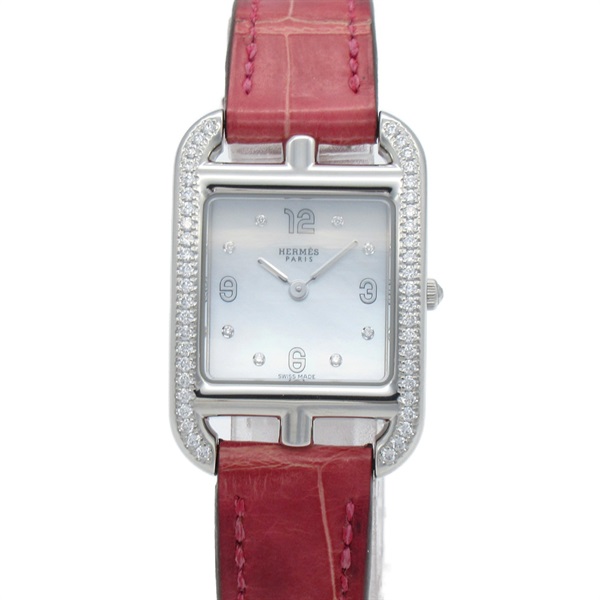 エルメス ケープコッド 8Pダイヤ 腕時計 ウォッチ 腕時計 時計 レディース CC1.232