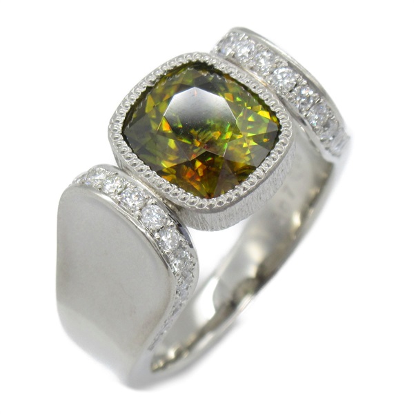 ジュエリー スフェーン 指輪 リング リング・指輪 ジュエリー レディース ｽﾌｪｰﾝ 18.3g