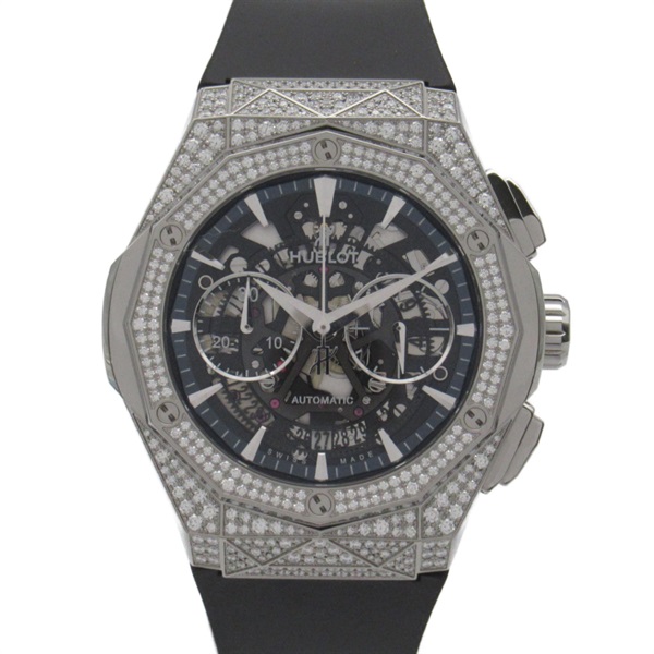 ウブロ アエロフュージョン クロノグラフ オーリンスキー チタニウム パヴェ 腕時計 ウォッチ 腕時計 時計 メンズ 525.NX.0170.RX.1704.