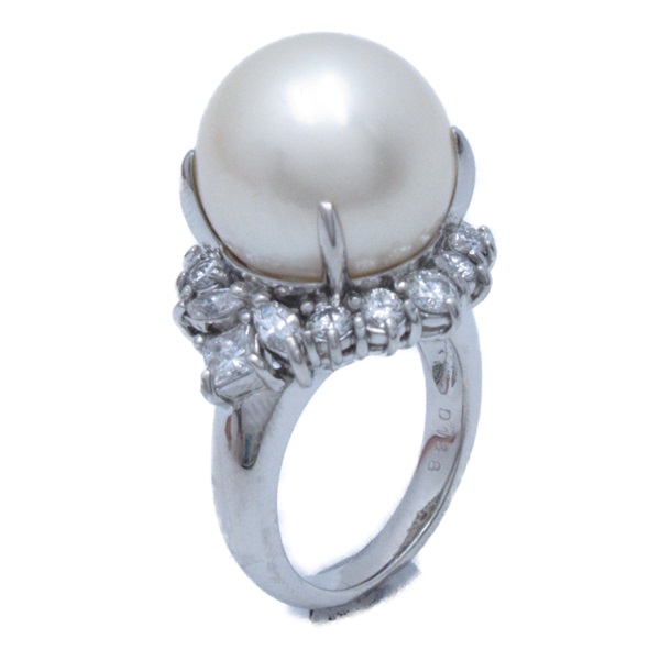 ジュエリー パール ダイヤモンド リング リング・指輪 ジュエリー レディース パール15mm 19.5g