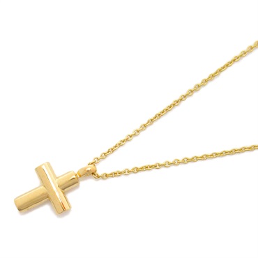 ブルガリ BVLGARI ラテンクロスネックレス K18 イエローゴールド ブルガリ(BVLGARI)ラテンクロス ネックレス｜2101217316569｜【公式