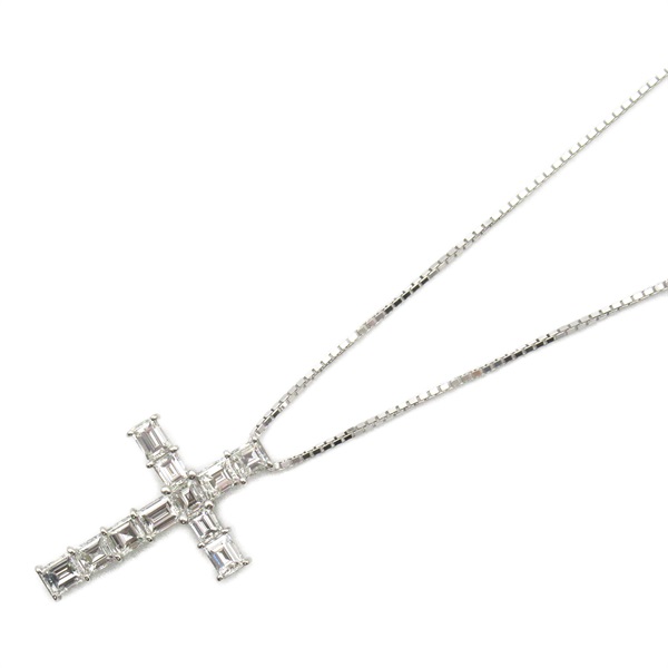 pt　D0.43 Y字　3連　トリロジー　ダイヤネックレス　ジュエリーマキ ジュエリー(JEWELRY)ジュエリー ダイヤ ネックレス ネックレス