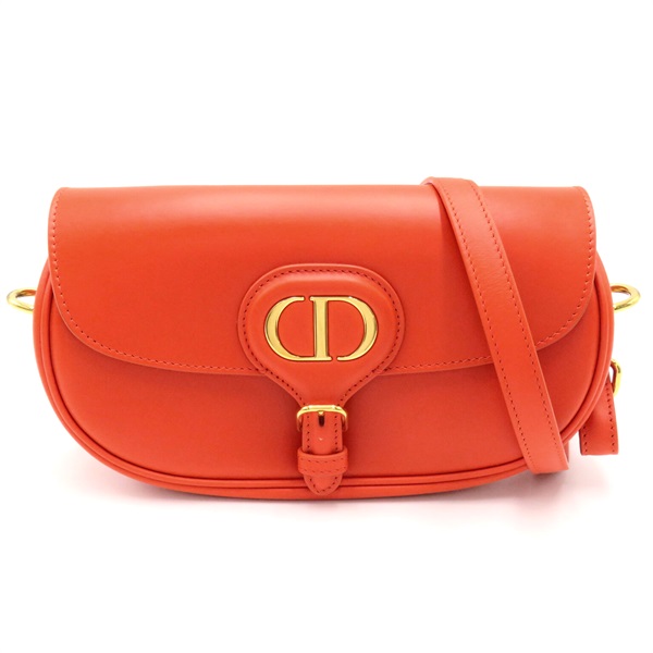 クリスチャンディオール Christian Dior カナージュ ショルダーバッグ バッグ レザー レディース オレンジ系 【中古】 ディオール(Dior)ディオール ショルダーバッグ ショルダーバッグ