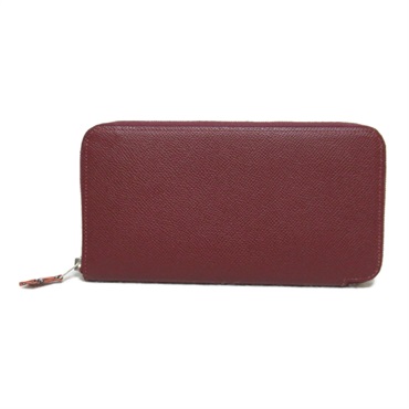 エルメス　アザップ　シルクイン　長財布　レザー　赤 エルメス(HERMES)エルメス アザップシルクインロング 長財布 二