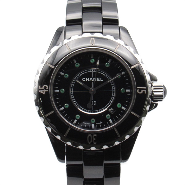 シャネル(CHANEL)シャネル J12 12Pエメラルド 10周年記念 腕時計 時計
