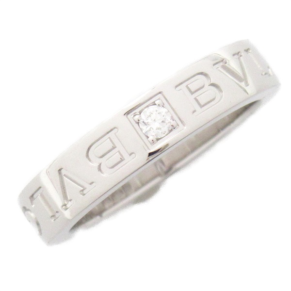ブルガリ(BVLGARI)ブルガリ ダブルロゴ 1Pダイヤ リング リング