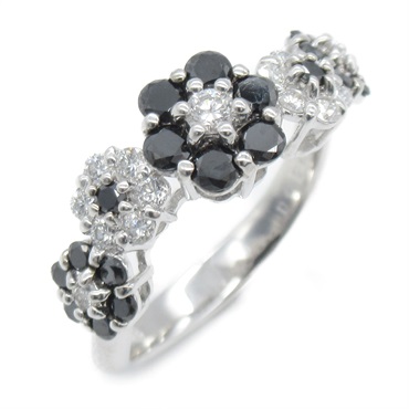 ポンテヴェキオ　K10 黒いバラ　デザインリング ポンテヴェキオ K10 黒いバラ デザインリング ポンテヴェキオ K10 黒い