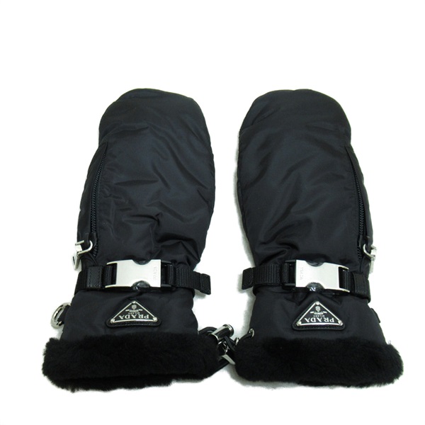 新品同様　プラダ　手袋　レディース　トライアングルプレート　bp15 新品同様 プラダ 手袋 レディース トライアングルプレート bp15 【公式