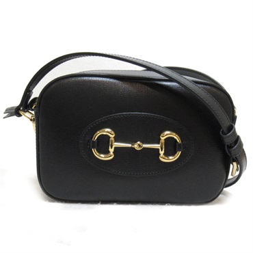 E16◆ GUCCI グッチ HORSEBIT ホースビット1955 ショルダー グッチ ホースビット 1955〕スモール ショルダーバッグ ・ブラック