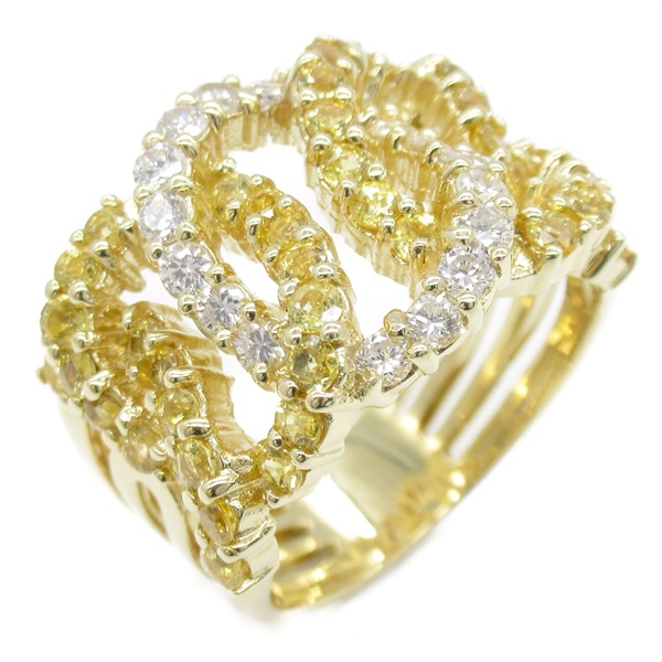 ジュエリー(JEWELRY)ジュエリー イエローサファイア ダイヤモンド  