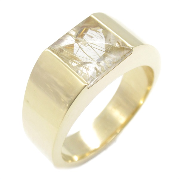 カルティエ(CARTIER)カルティエ ルチルクォーツ タンクリング リング 