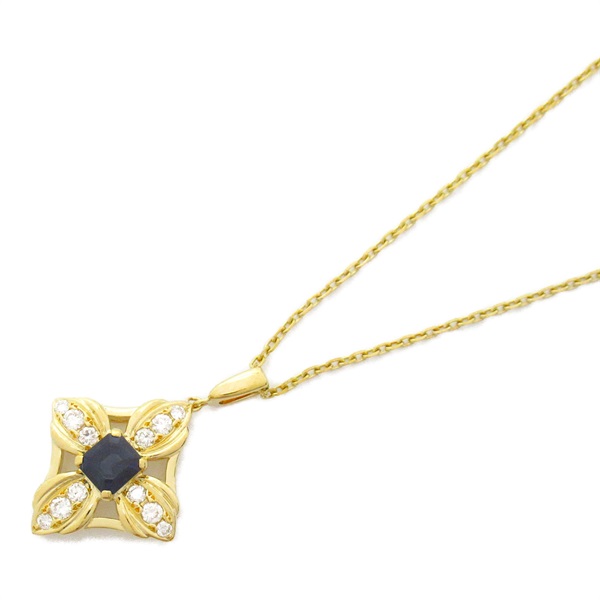 ミキモト サファイア ダイヤ ペンダント K18